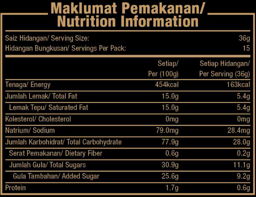 ACF TAG Karamel 36gm 15s